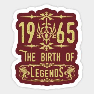 1965 The birth of Legends! Sticker